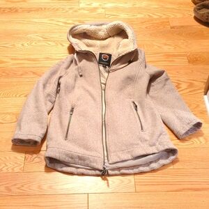 1 Madison Expedition Heritage Collection Full Zip Hood Jacket Coat Fleece Size M